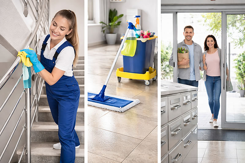 Wohnung reinigen
